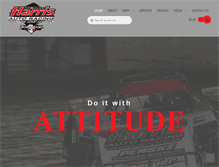 Tablet Screenshot of harrisautoracing.com